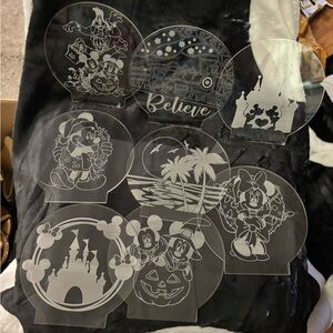 Disney Kids Accessories - Black and White Etched Designs